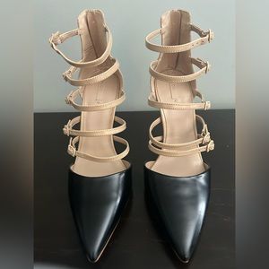 ALDO Black and Cream stilettos Size 10